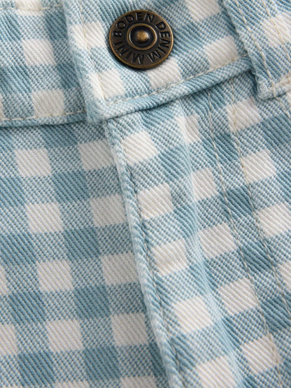 Boden Blue Capri Trousers image 3