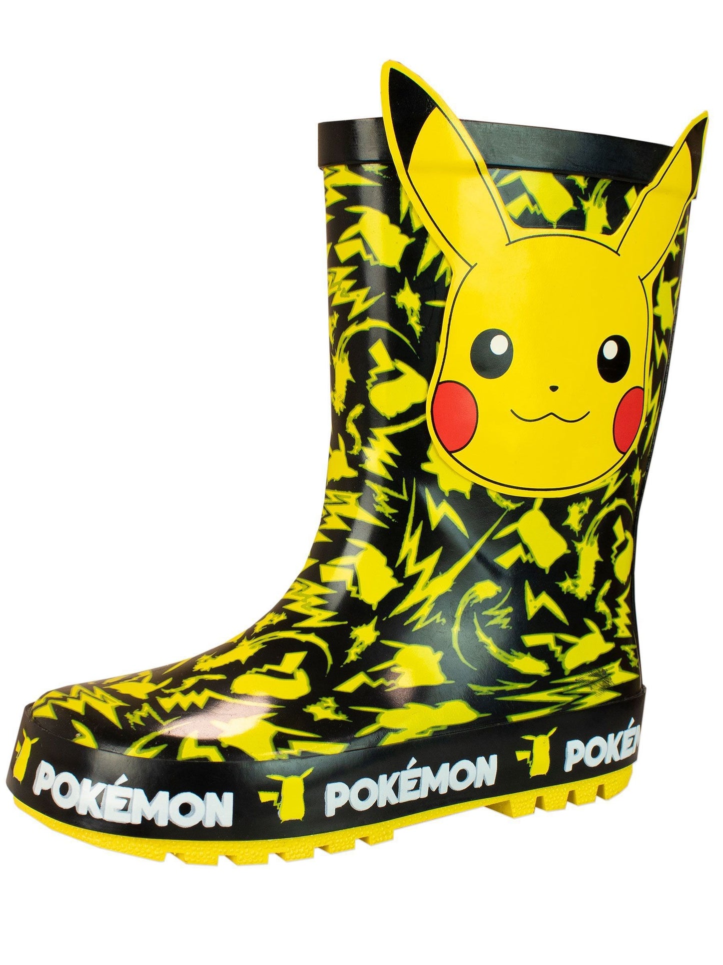 Character Yellow Pokemon Pikachu Printed Wellies image 3