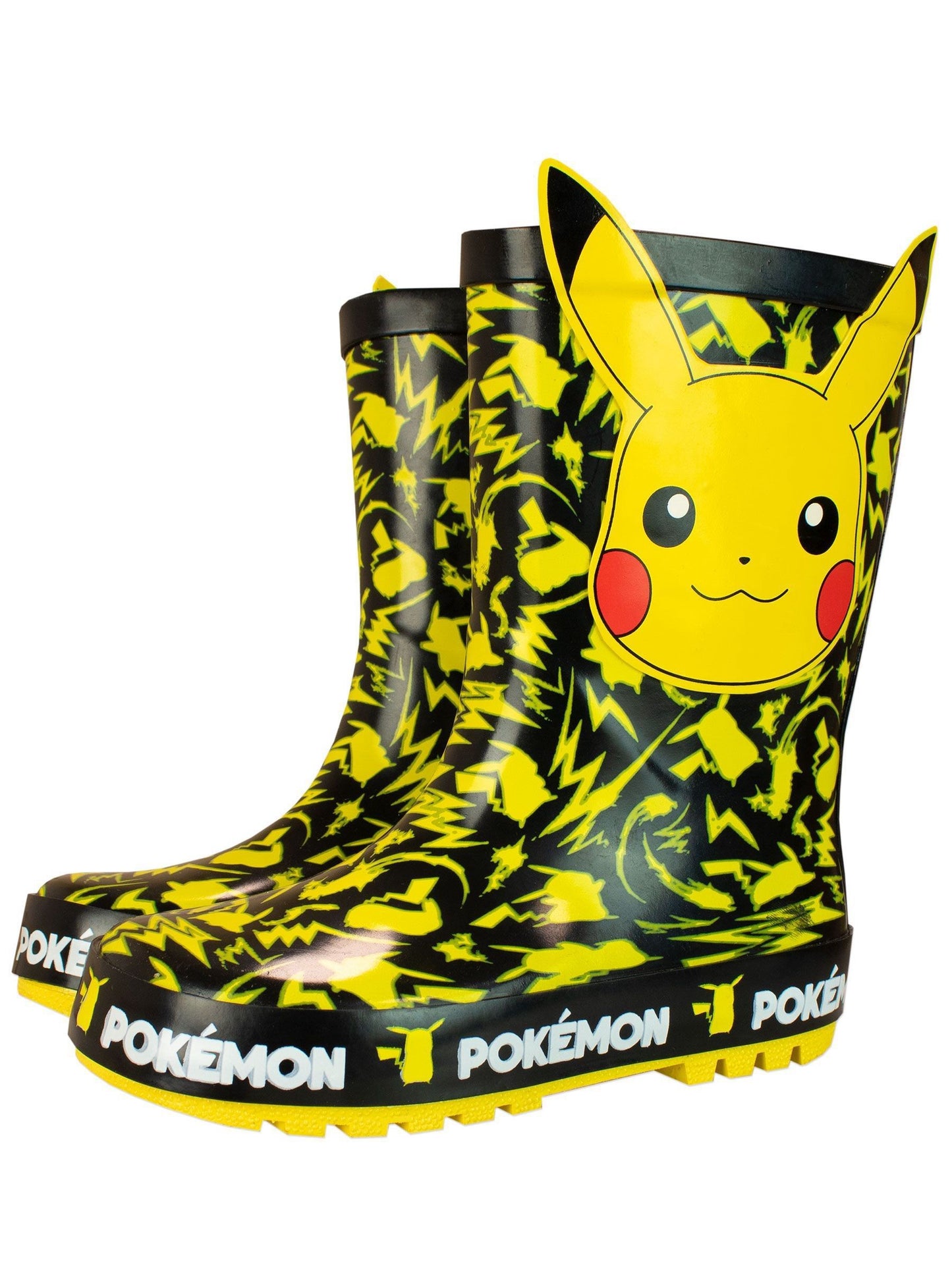 Character Yellow Pokemon Pikachu Printed Wellies image 4