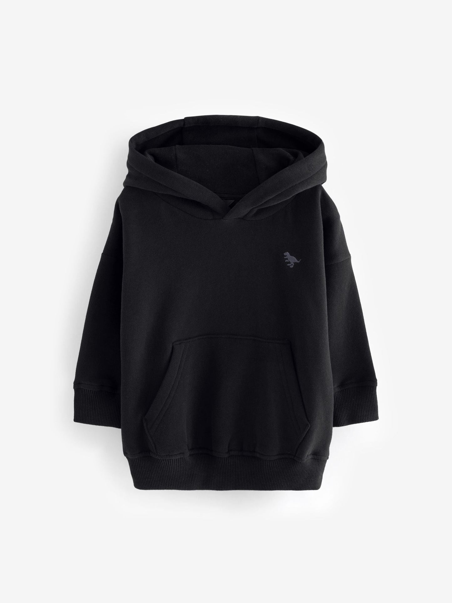 Black Long Sleeve Soft Touch Hoodie (3mths-7yrs)