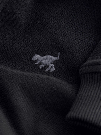 Black Long Sleeve Soft Touch Hoodie (3mths-7yrs)