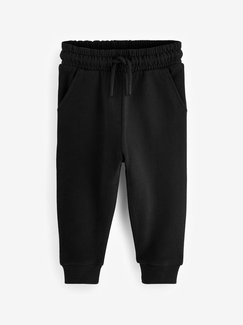 Black Slim Fit Soft Touch Jersey Joggers (3mths-7yrs) image 1