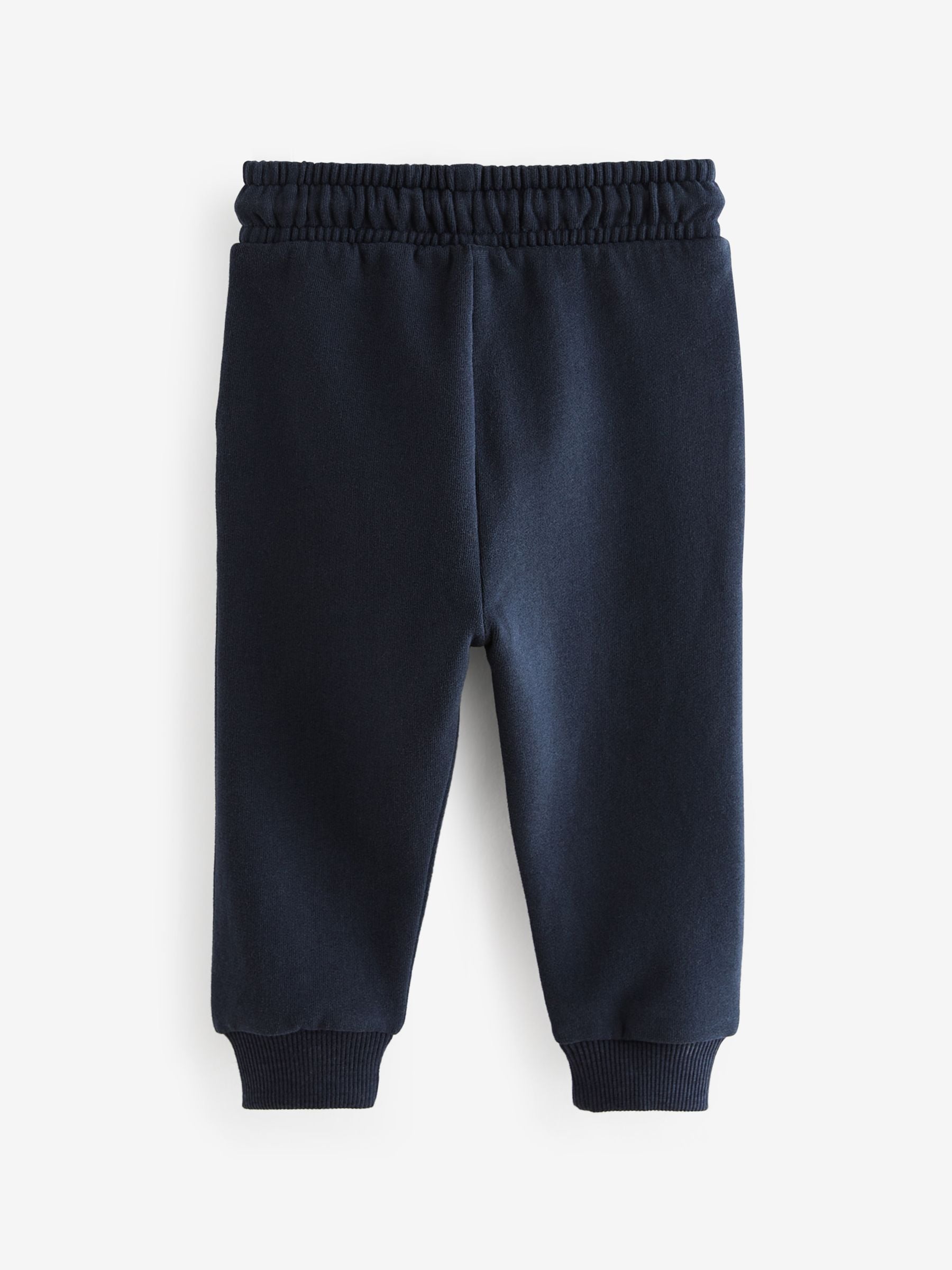 Navy Slim Fit Soft Touch Jersey Joggers (3mths-7yrs) image 2