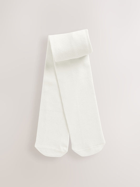 Cream Single Tights (0mths-2yrs) image 1