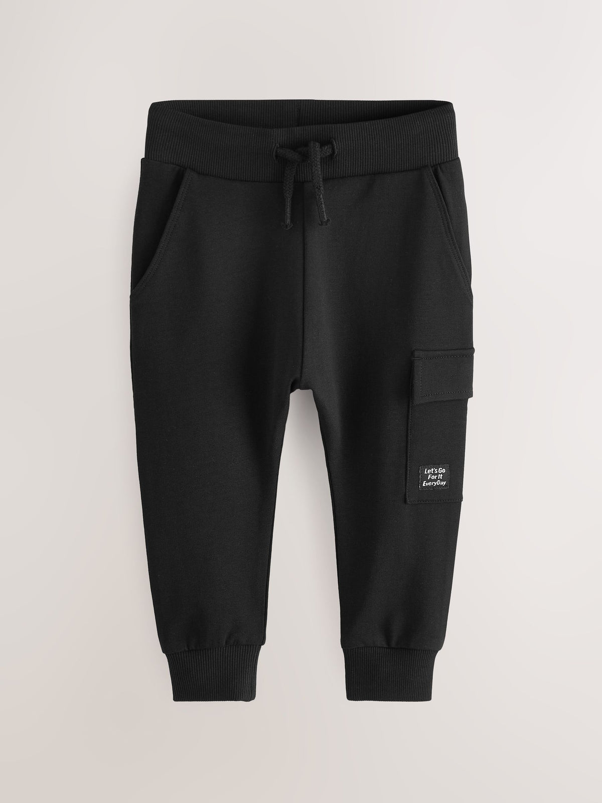 Dsiney Kidz - Khaki Green/Grey/Black Super Skinny Utility Joggers 3 Pack (3mths-7yrs) image 3