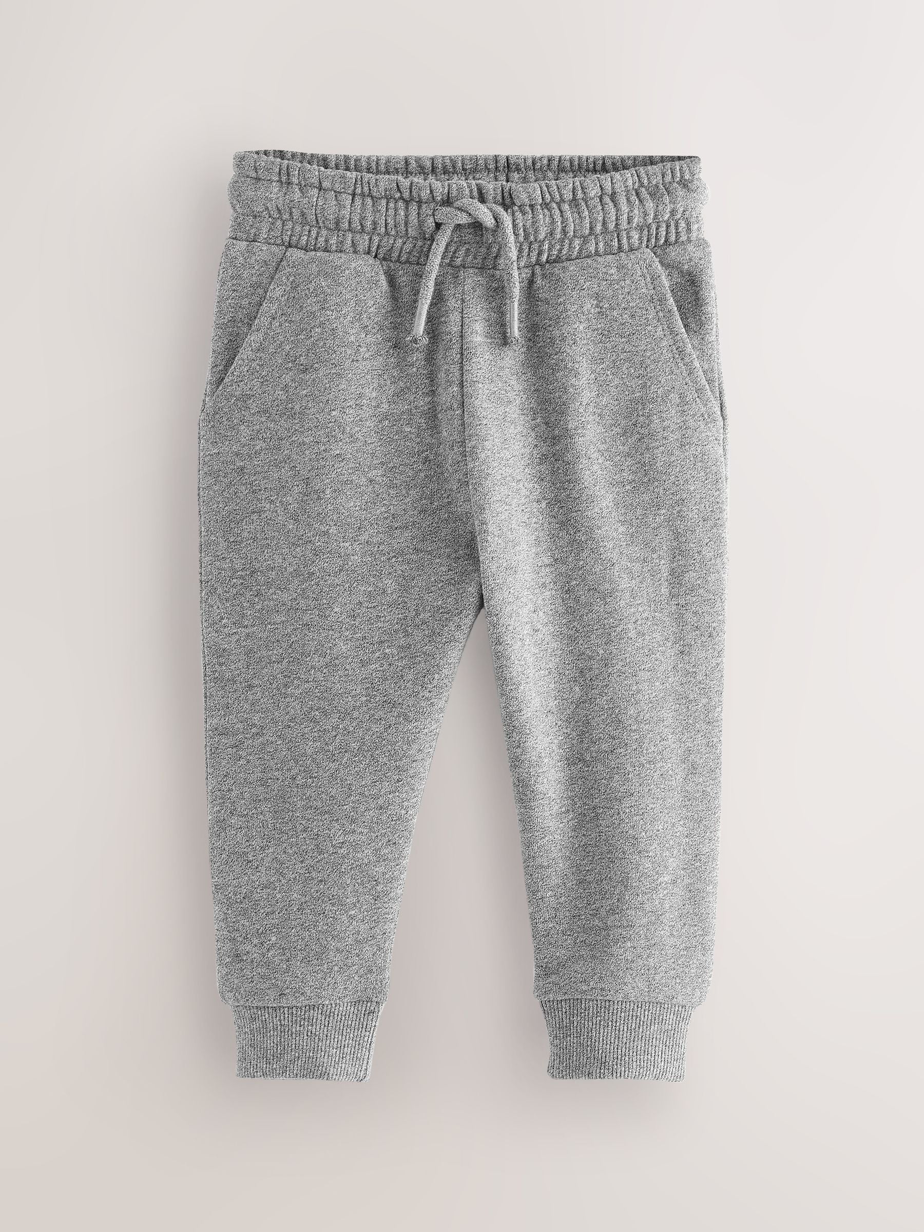 Black/Charcoal/Grey Soft Touch Joggers 3 Pack (3mths-7yrs) image 2
