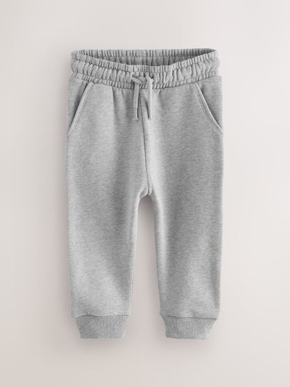 Blue/Charcoal/Black Soft Touch Joggers 3 Pack (3mths-7yrs) image 2