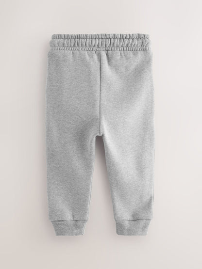 Blue/Charcoal/Black Soft Touch Joggers 3 Pack (3mths-7yrs) image 3