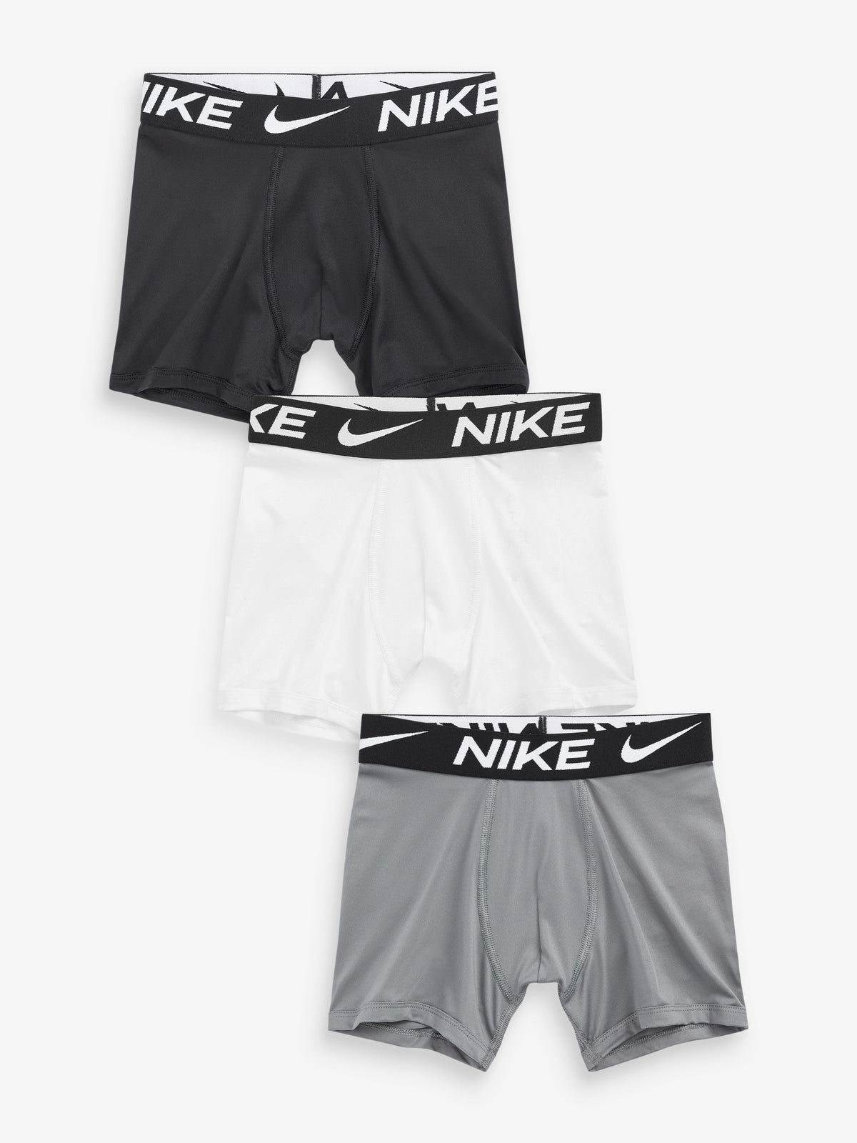 Dsiney Kidz - Nike Black/White/Grey Dri-FIT Kids Boxers 3 Pack image 1