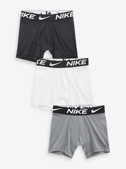 Dsiney Kidz - Nike Black/White/Grey Dri-FIT Kids Boxers 3 Pack image 1