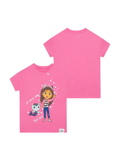 Dsiney Kidz - Character Pink Gabby's Dollhouse Short Sleeve T-Shirt image 3