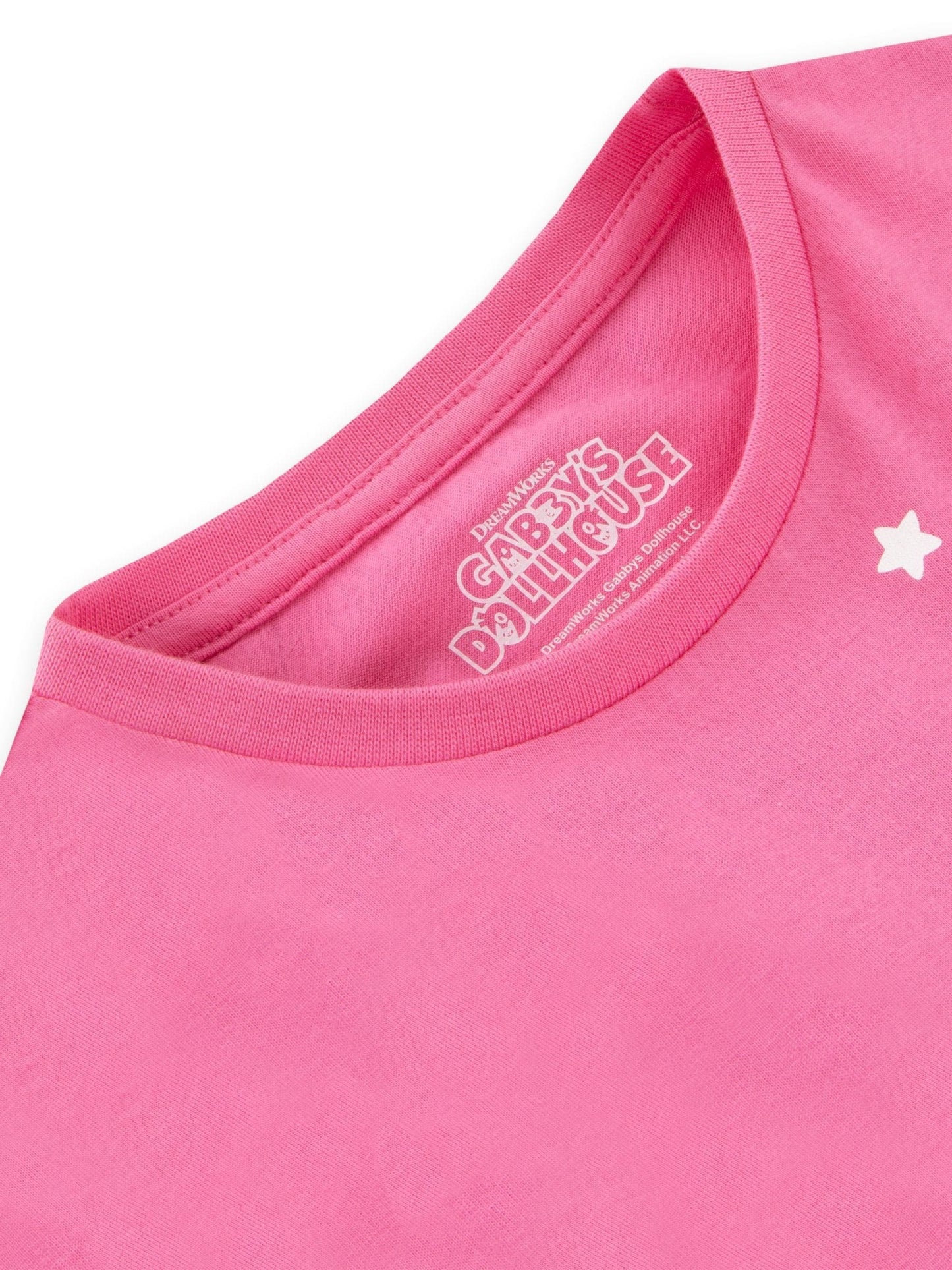 Dsiney Kidz - Character Pink Gabby's Dollhouse Short Sleeve T-Shirt image 4