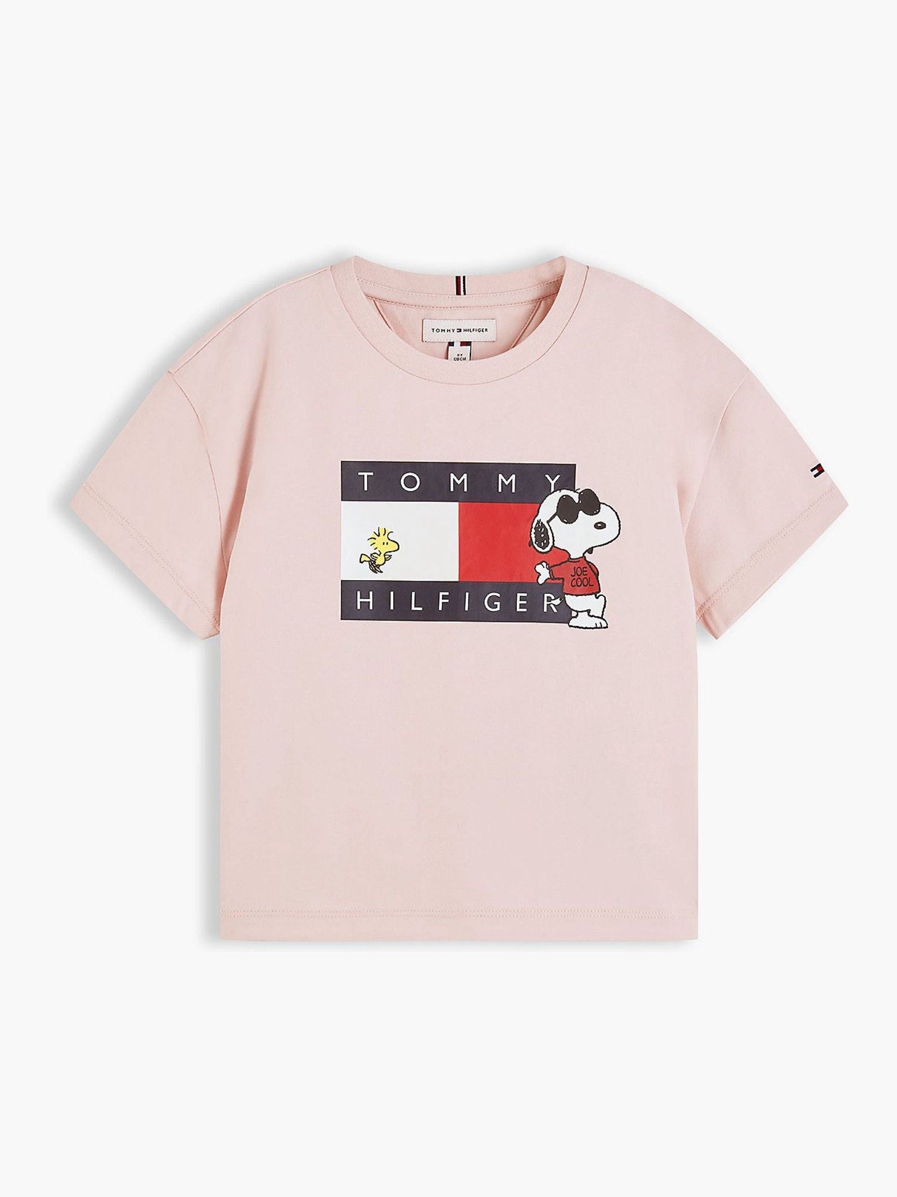 Dsiney Kidz - Tommy Hilfiger Pink Peanuts® Flag Graphic Relaxed T-Shirt image 5