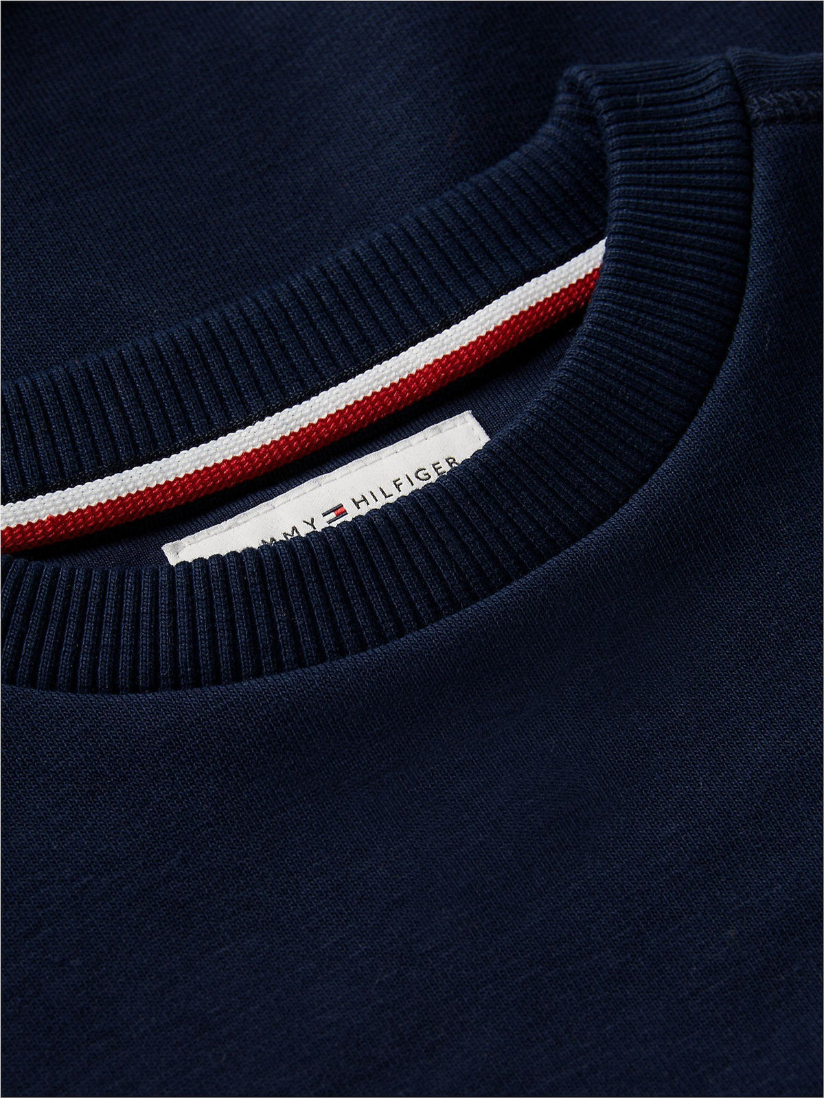 Dsiney Kidz - Tommy Hilfiger Blue Logo Terry Relaxed Sweatshirt image 6