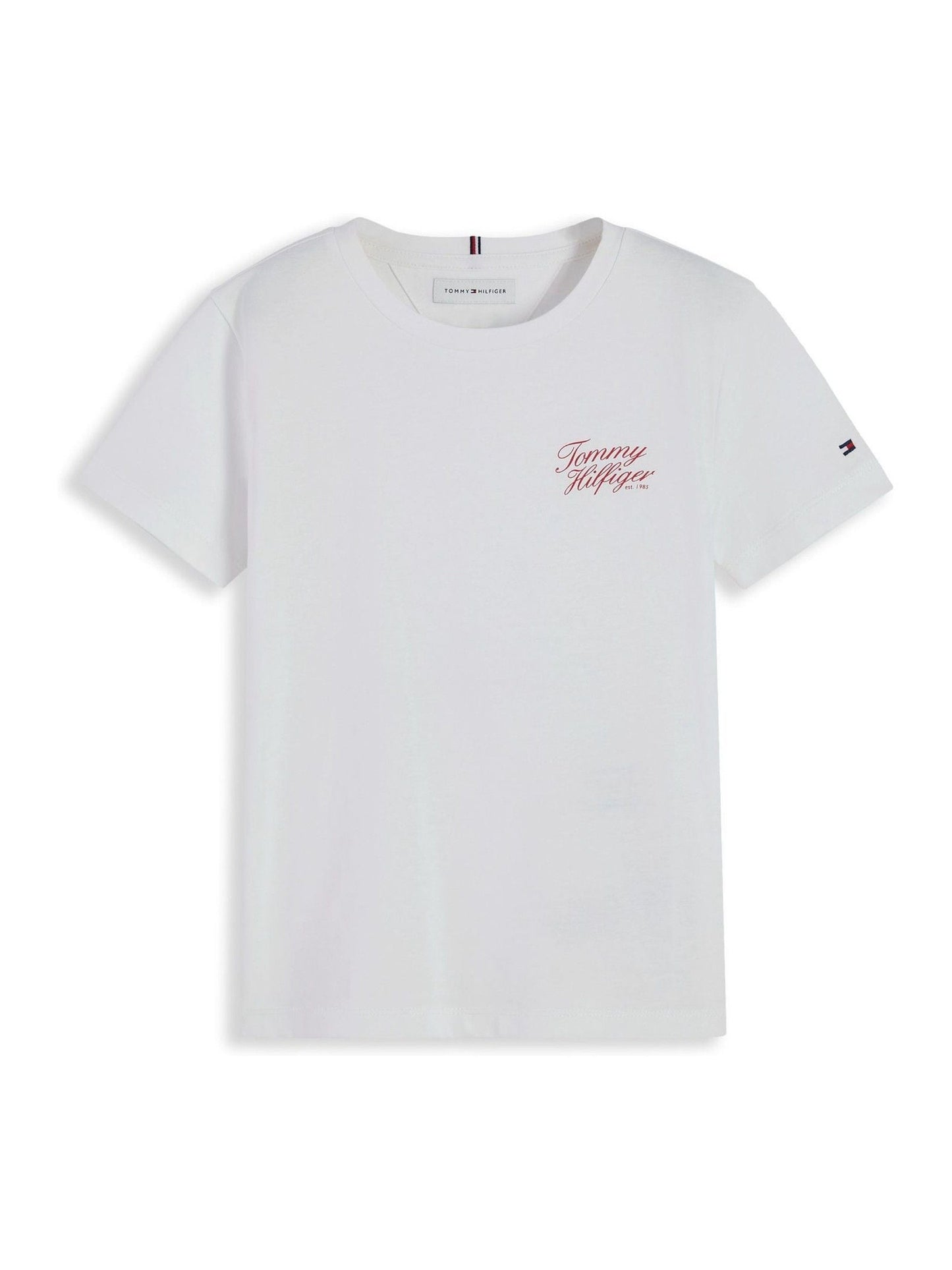 Dsiney Kidz - Tommy Hilfiger White Logo Crew Neck T-Shirt image 5