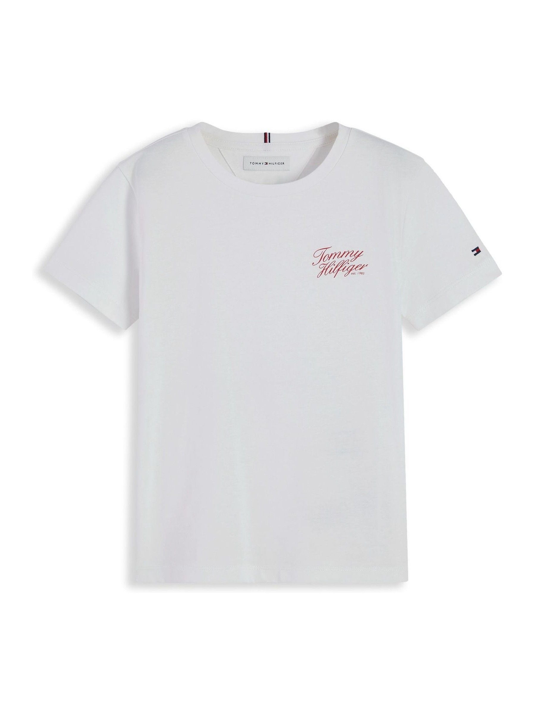 Dsiney Kidz - Tommy Hilfiger White Logo Crew Neck T-Shirt image 5