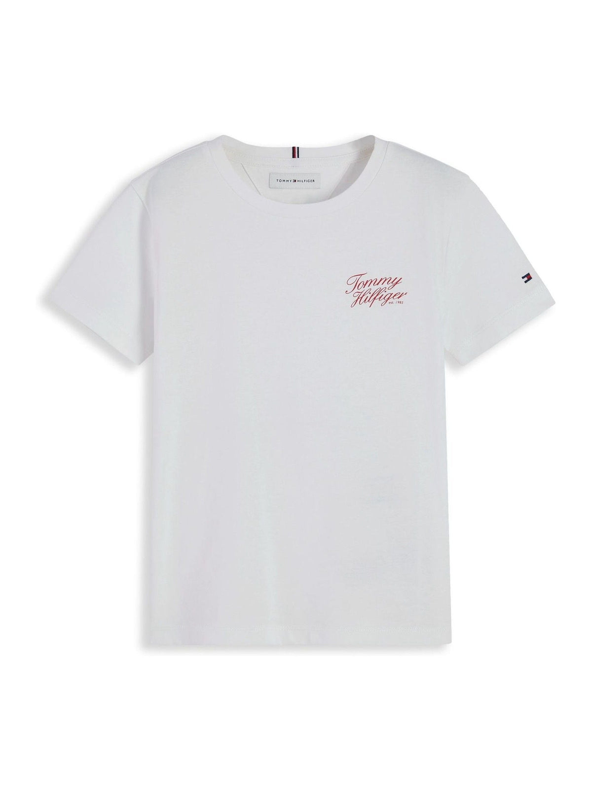 Dsiney Kidz - Tommy Hilfiger White Logo Crew Neck T-Shirt image 5