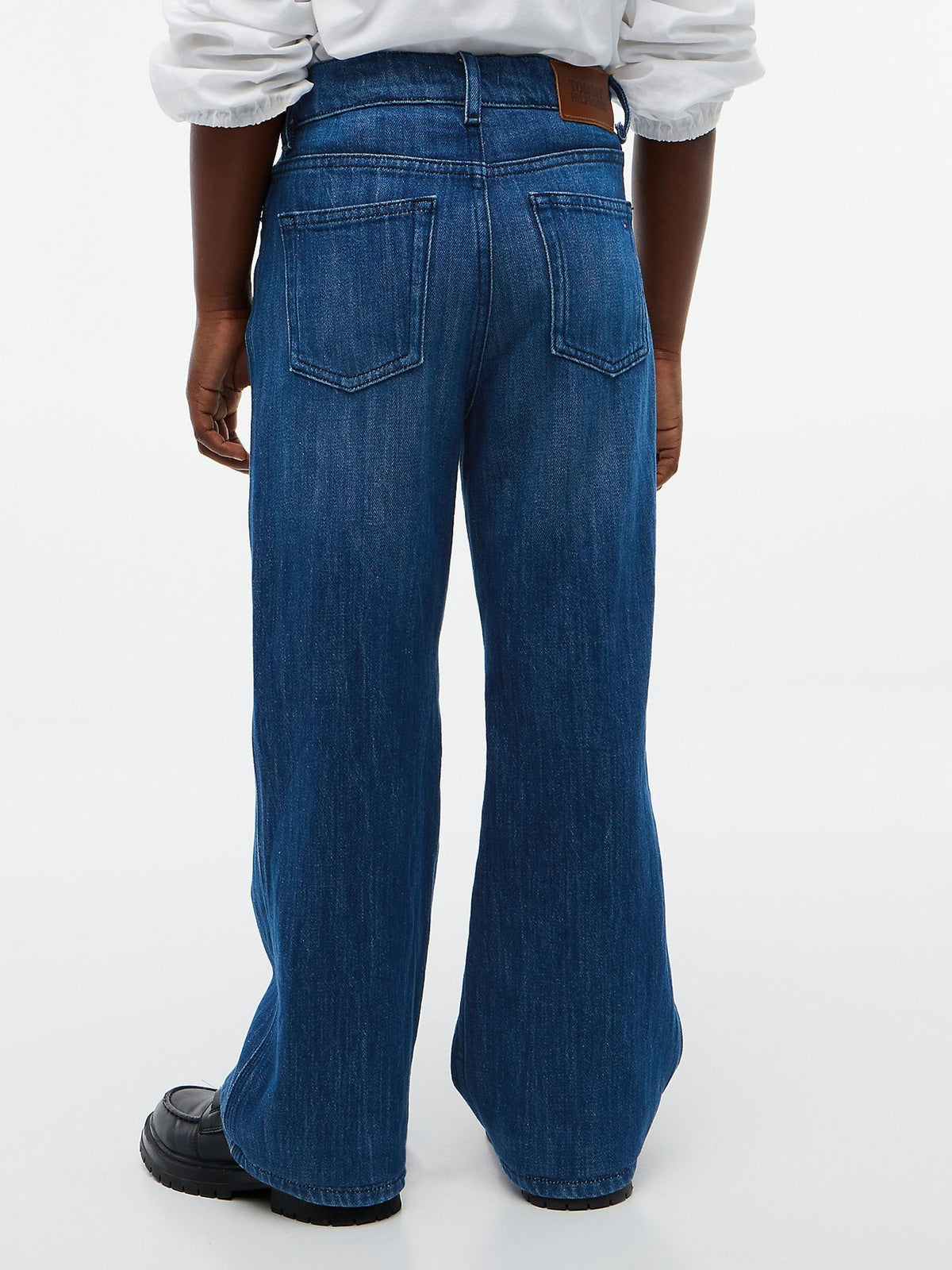 Dsiney Kidz - Tommy Hilfiger Blue Mabel High Rise Wide Leg Faded Jeans image 4