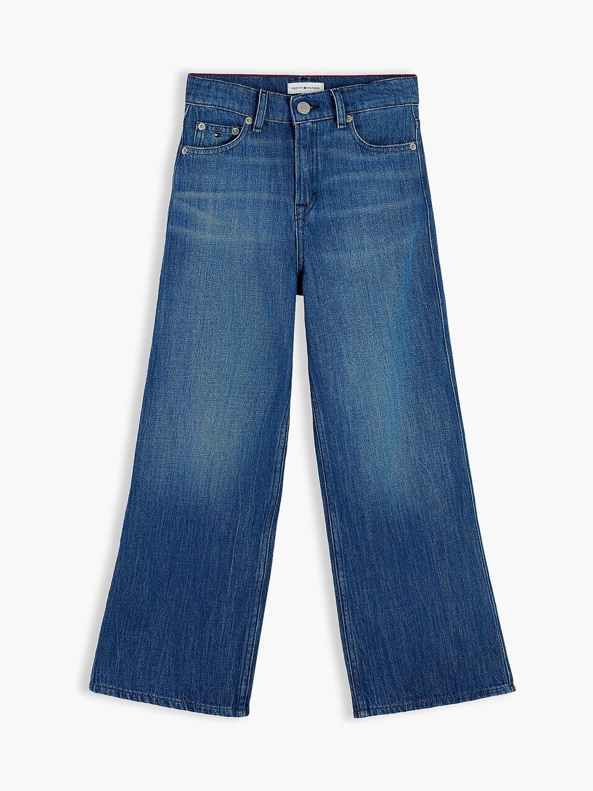 Dsiney Kidz - Tommy Hilfiger Blue Mabel High Rise Wide Leg Faded Jeans image 5
