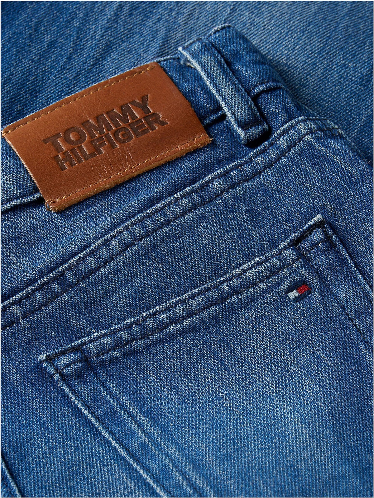 Dsiney Kidz - Tommy Hilfiger Blue Mabel High Rise Wide Leg Faded Jeans image 6