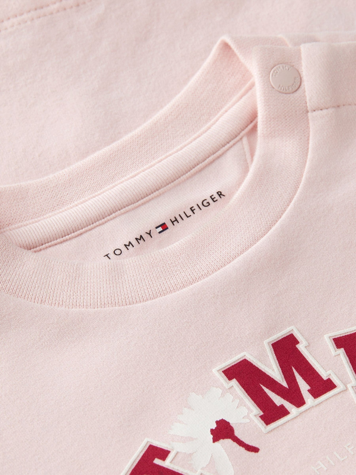 Dsiney Kidz - Tommy Hilfiger Pink Logo Long Sleeve T-Shirt image 3
