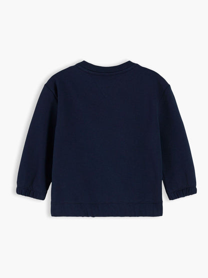 Dsiney Kidz - Tommy Hilfiger Blue Flag Embroidery Crew Neck Sweatshirt image 2