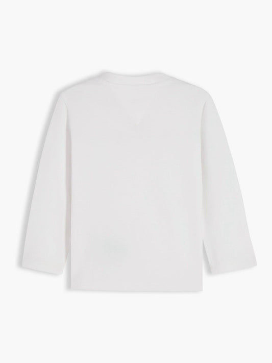 Dsiney Kidz - Tommy Hilfiger White Logo Long Sleeve T-Shirt image 2