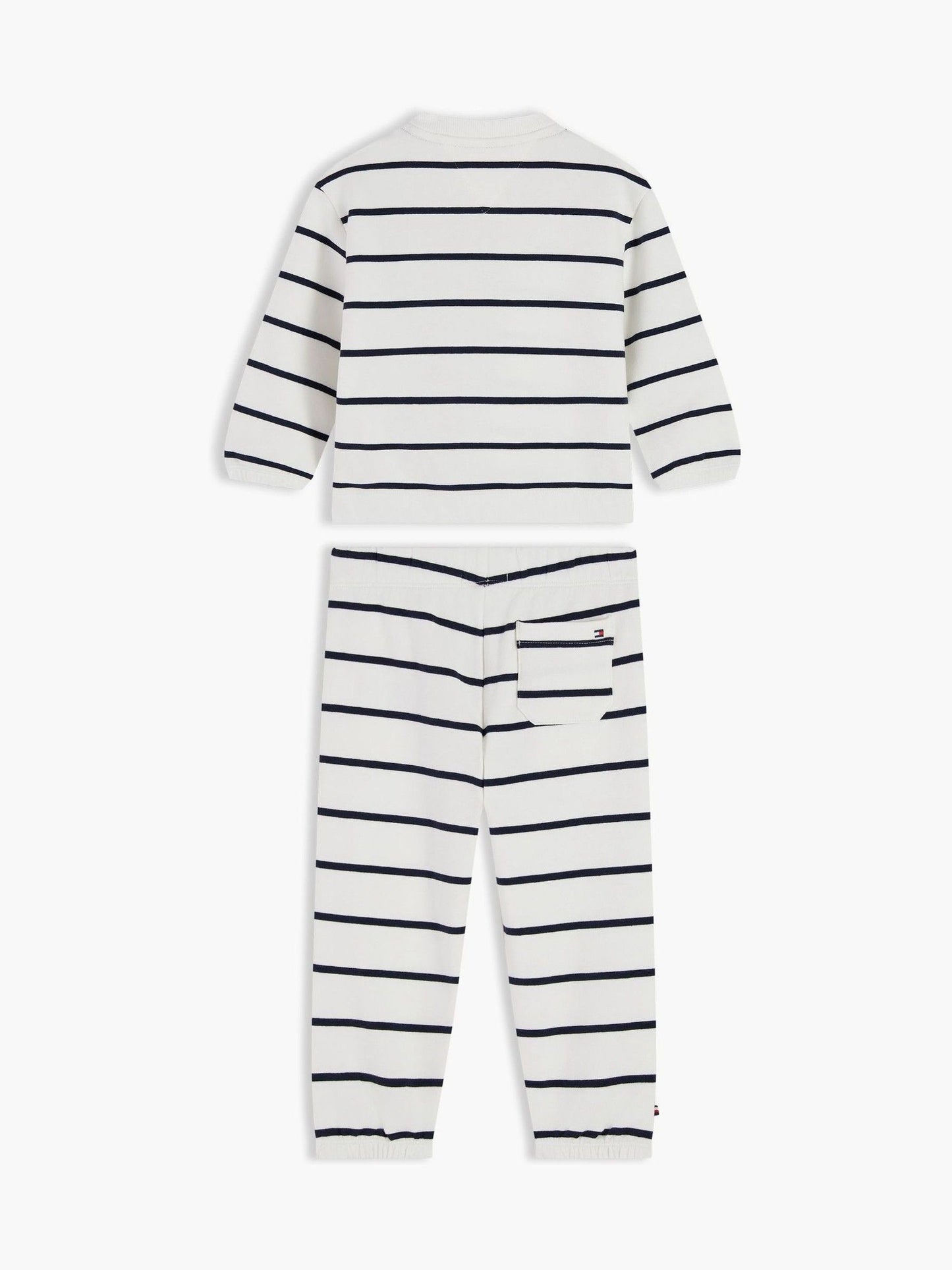 Dsiney Kidz - Tommy Hilfiger White Heart Flag Sweatshirt And Joggers Set image 2