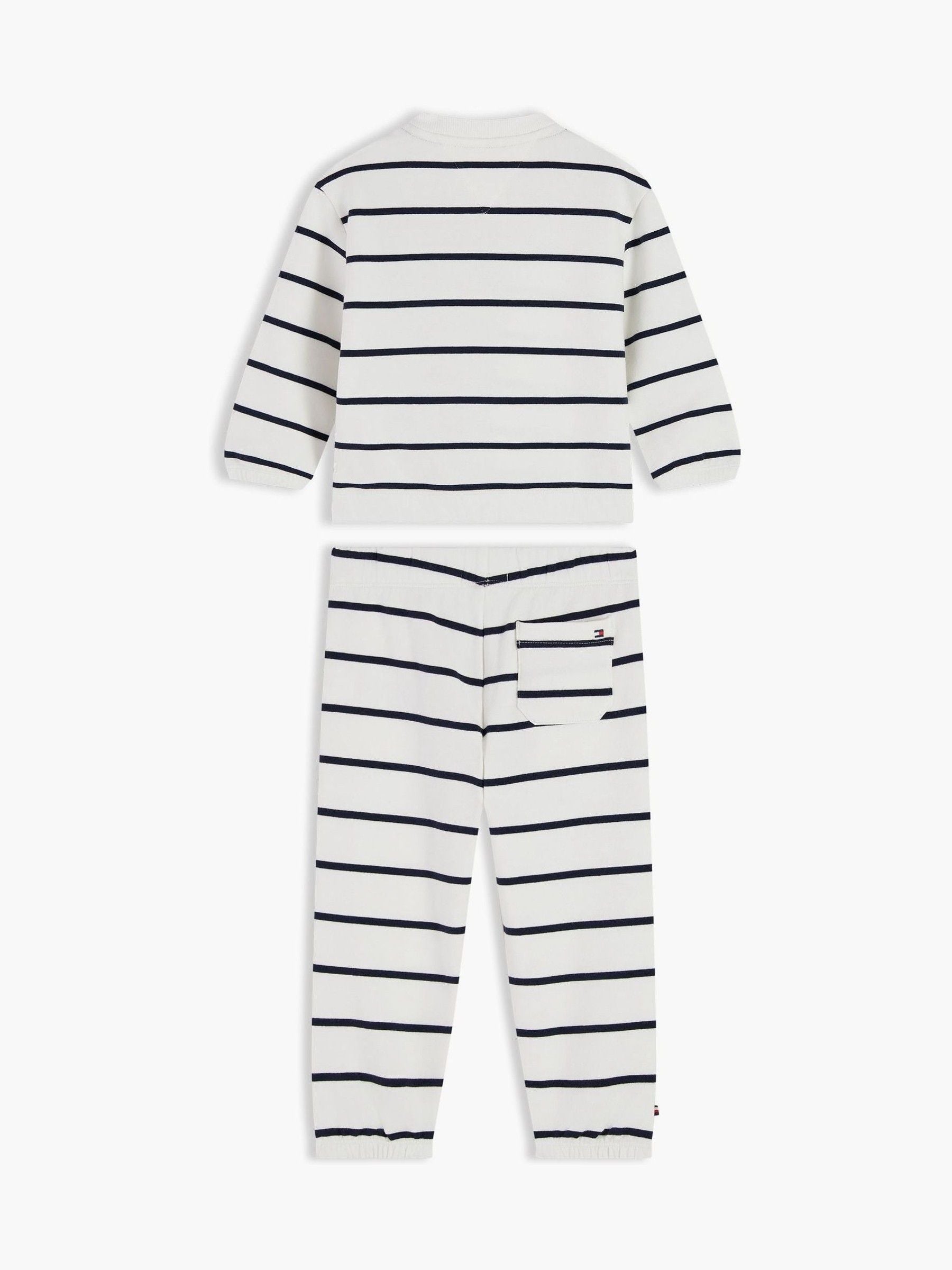 Dsiney Kidz - Tommy Hilfiger White Heart Flag Sweatshirt And Joggers Set image 2