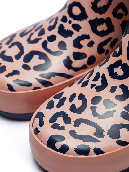 Harry Bear Purple Leopard Print Printed Wellies image 5