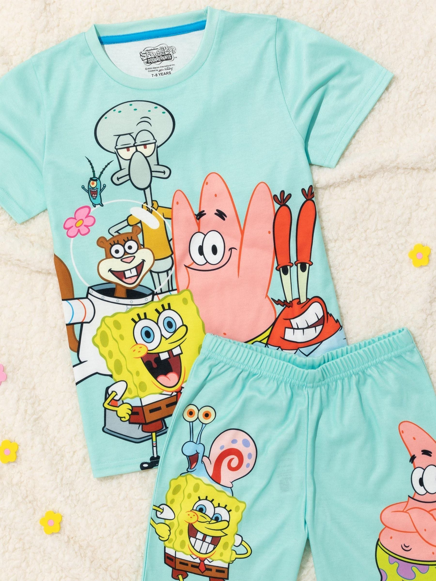 Dsiney Kidz - Vanilla Underground Blue Kids SpongeBob SquarePants Short Pyjamas image 2