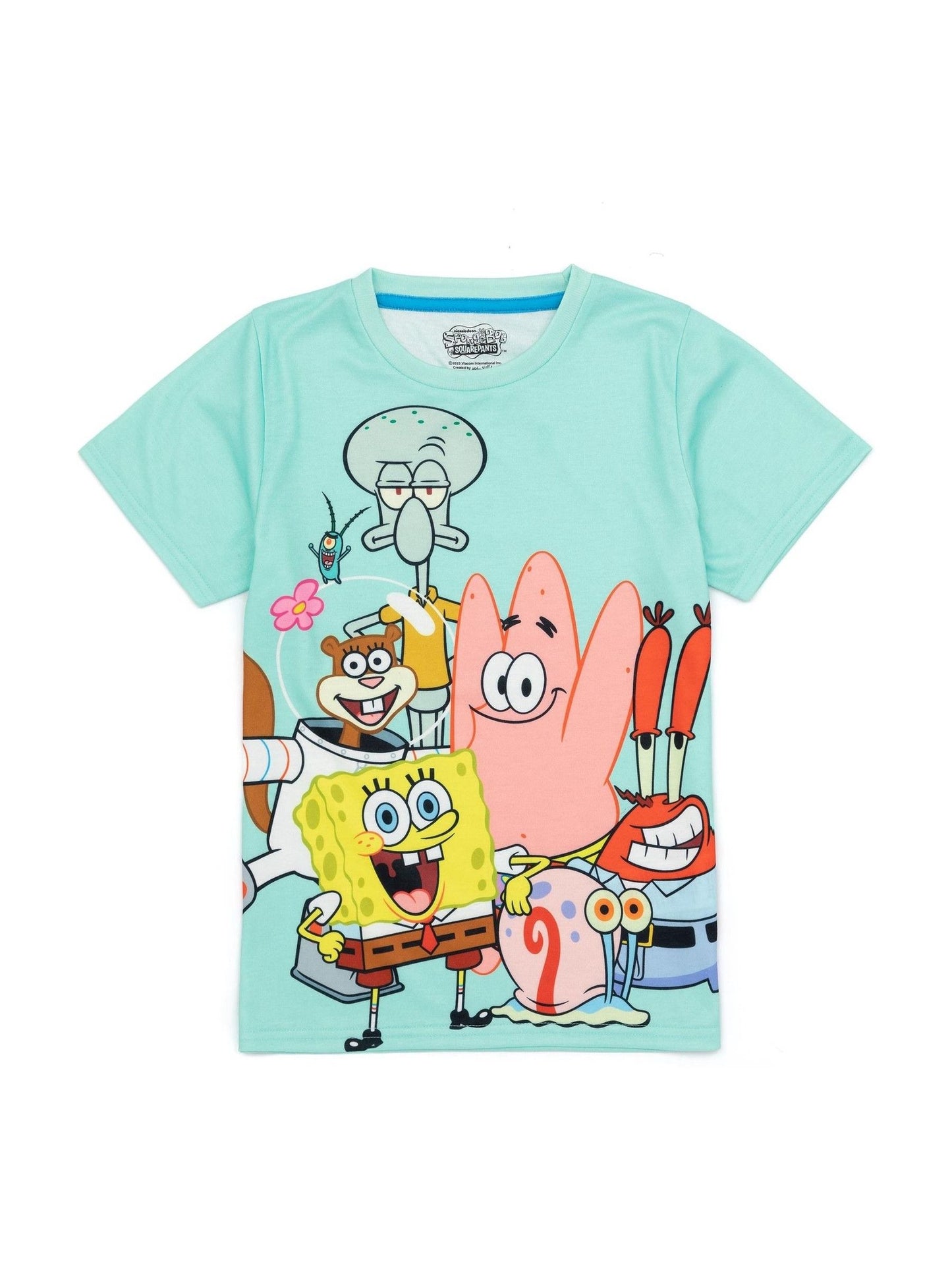 Dsiney Kidz - Vanilla Underground Blue Kids SpongeBob SquarePants Short Pyjamas image 3