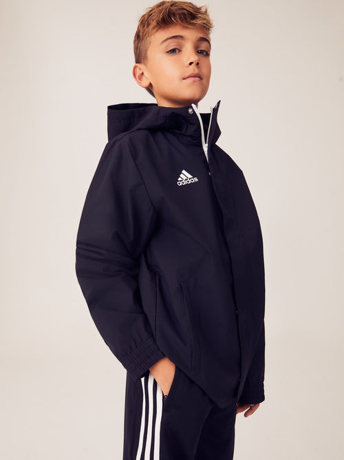 Dsiney Kidz - adidas Black Entrada 22 All-Weather Jacket image 1