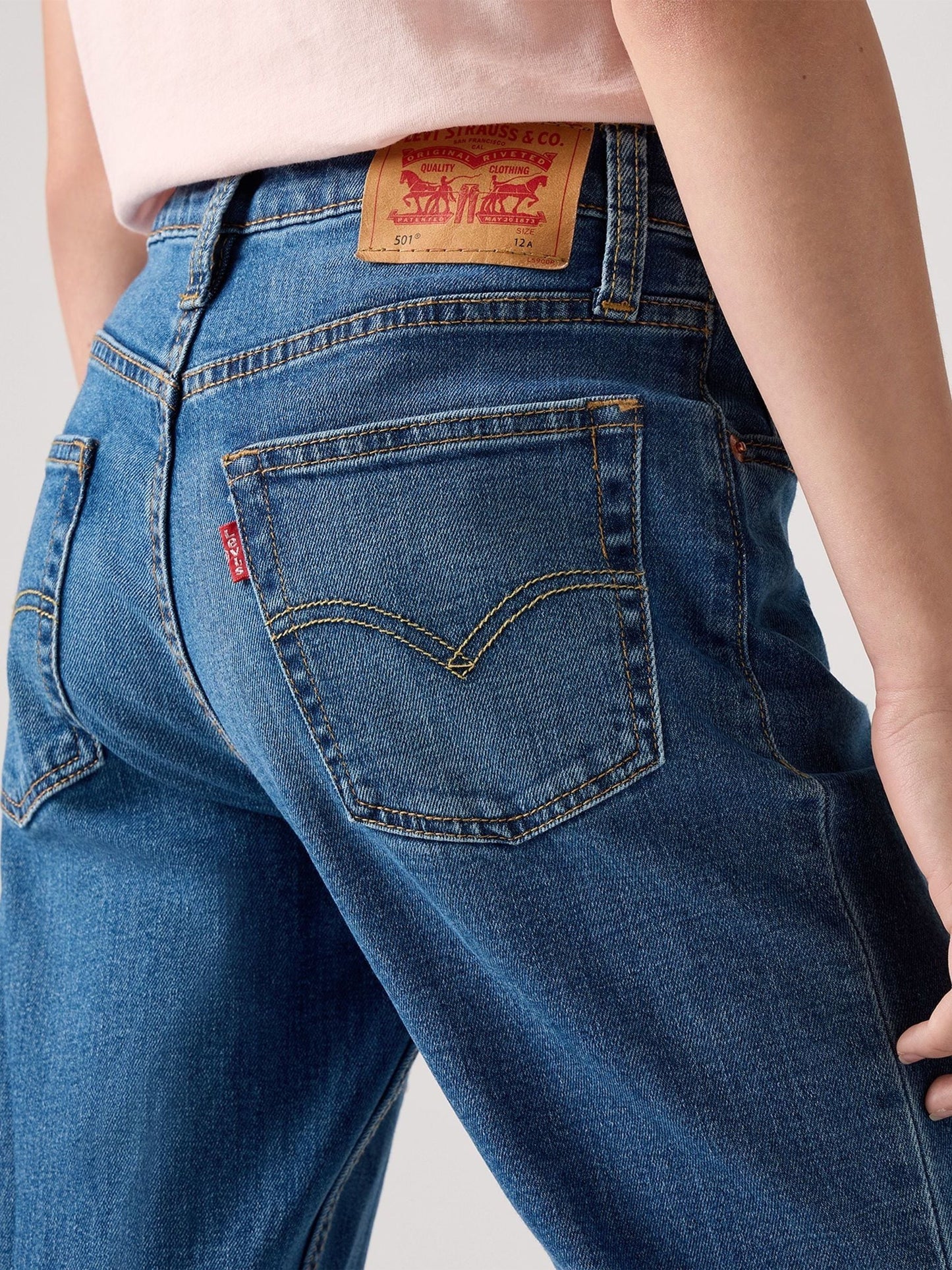 Dsiney Kidz - Levi's® Blue Original 501® Mid Rise Denim Jeans image 3