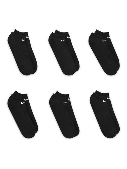 Nike Black Everyday Lightweight Training No Show Socks 6 Pack - image 3