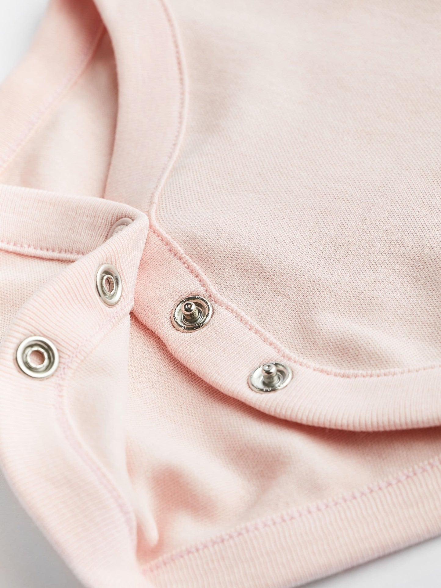 Pink/White 5 Pack Essential Long Sleeve Baby Bodysuits image 5