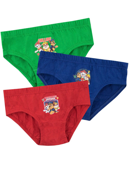 Dsiney Kidz - Character Multi Paw Patrol 100% Cotton Briefs 3 Pack image 1
