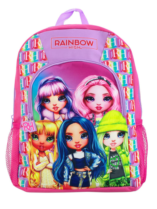 Character Pink Rainbow high Backpack image 1