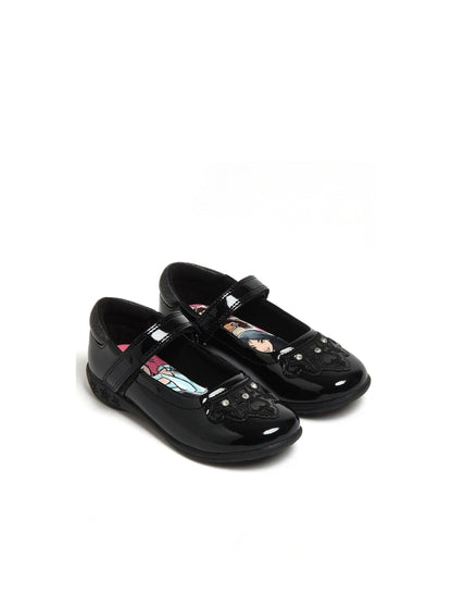 Character Black Disney Princess School Shoes image 3