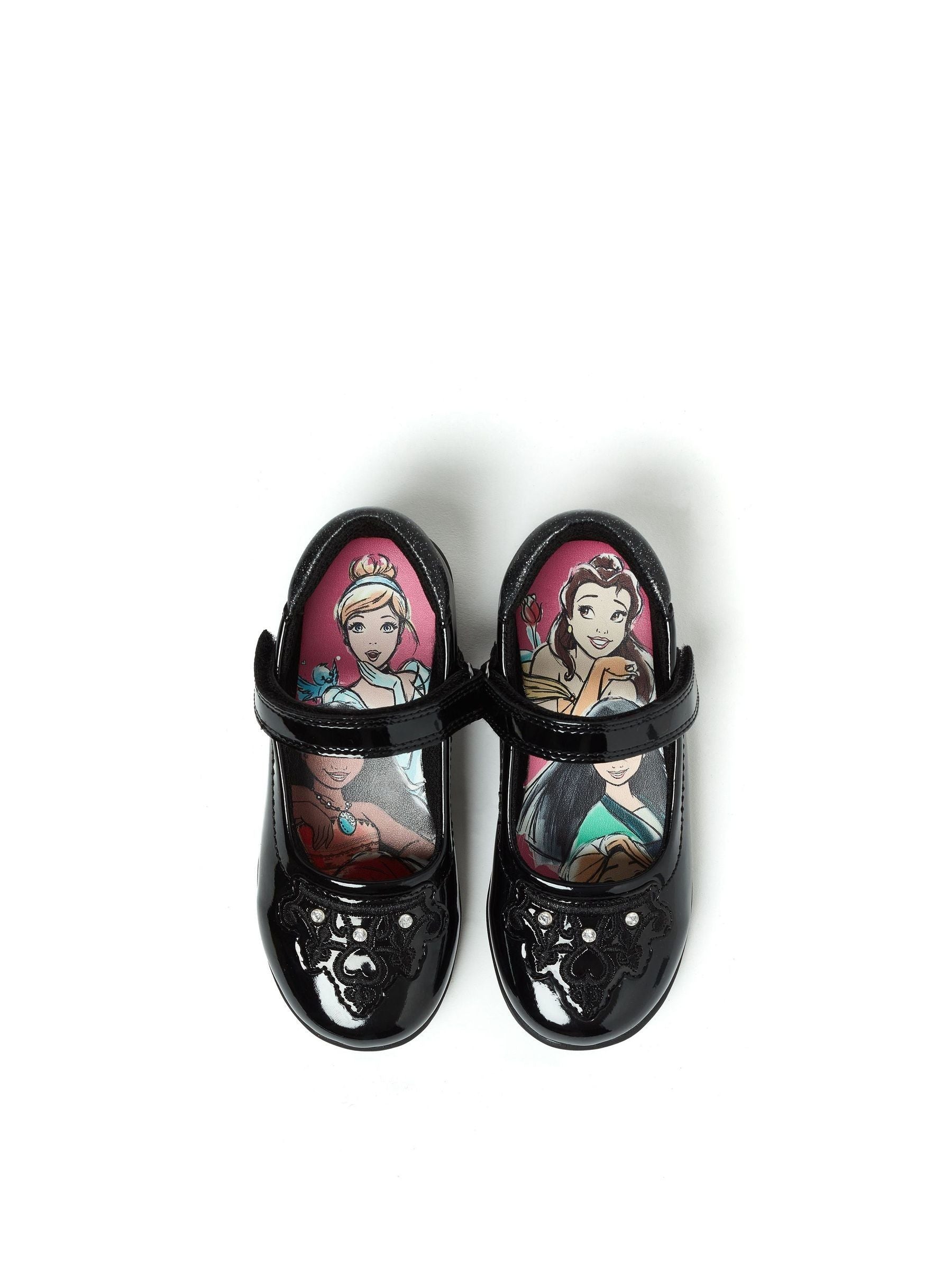 Character Black Disney Princess School Shoes image 4