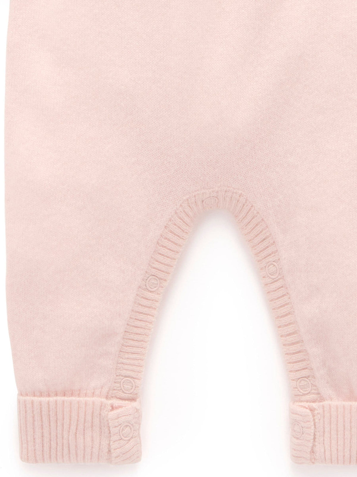 Purebaby Pink Cashmere Cable Stitch Footless Sleepsuit - image 5