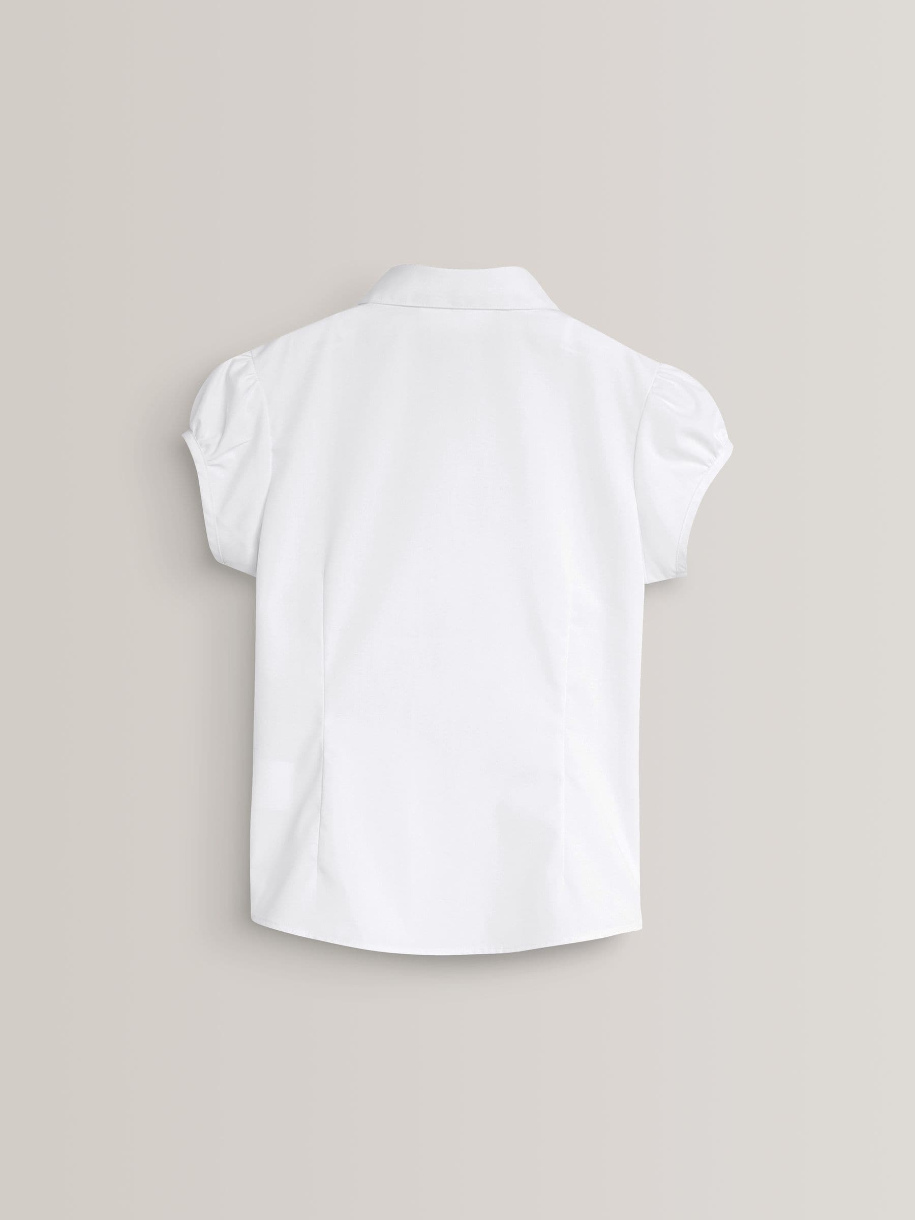 Dsiney Kidz - White Girls Puff Sleeve School Blouse (3-16yrs) image 8