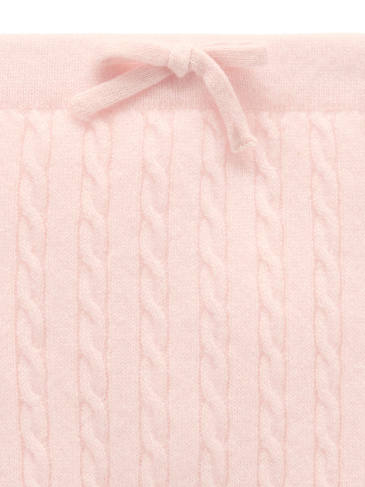 Purebaby Pink Cashmere Cable Stitch Leggings - image 4