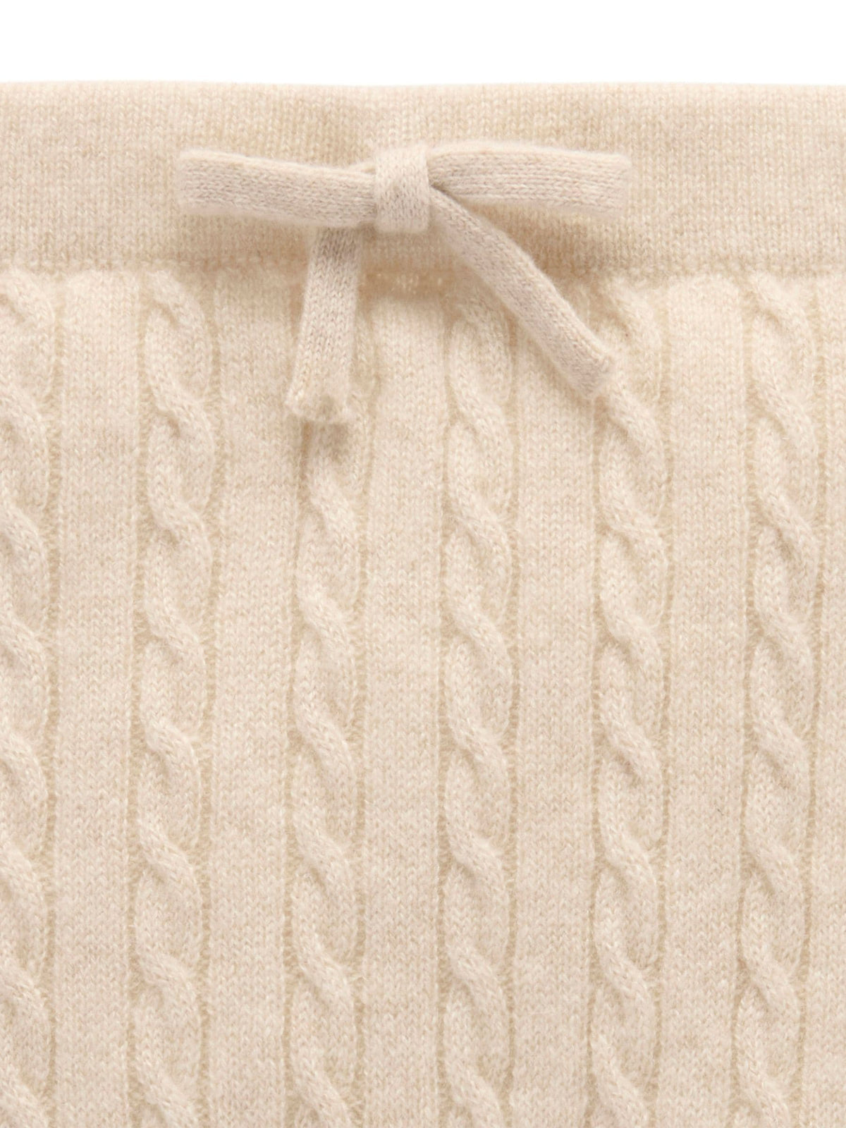 Purebaby Brown Cashmere Cable Stitch Leggings - image 2