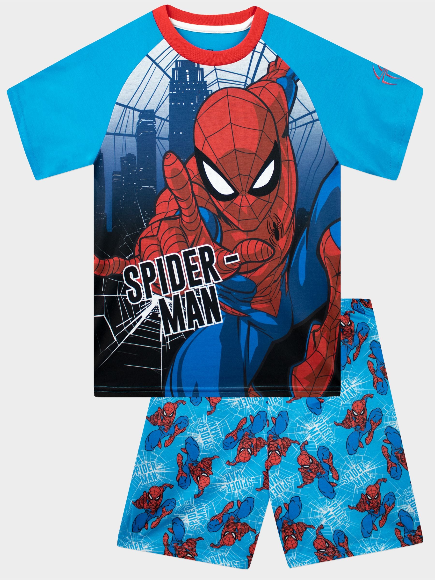 Dsiney Kidz - Character Blue Spiderman Short Pyjamas image 1