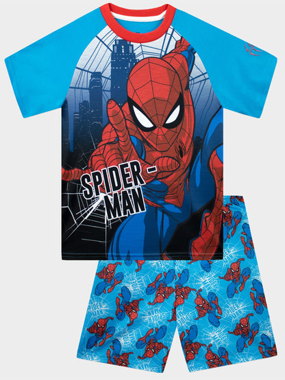 Dsiney Kidz - Character Blue Spiderman Short Pyjamas image 1