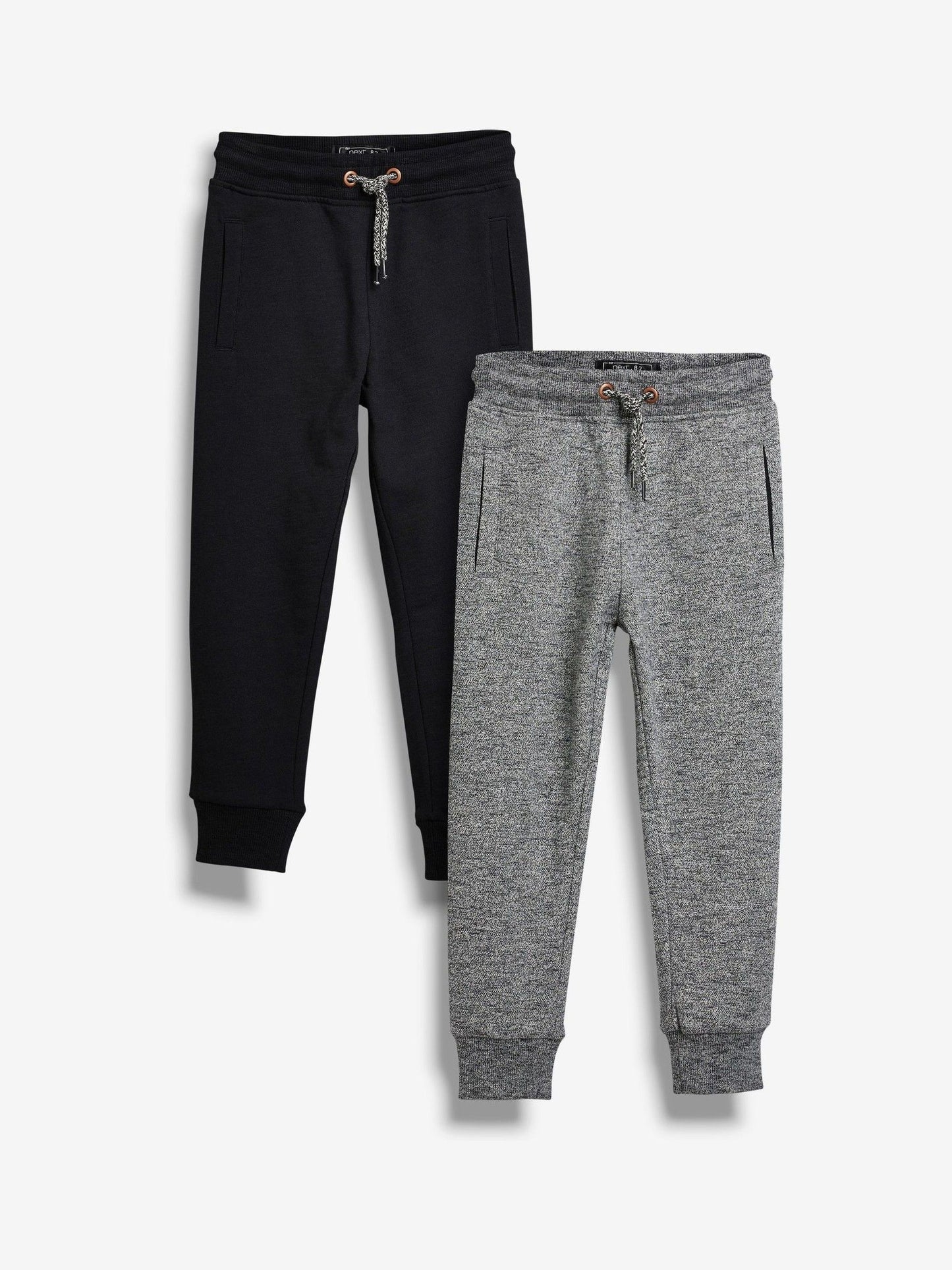 Dsiney Kidz - Black/Grey Slim Fit Joggers 2 Pack (3-16yrs) image 1