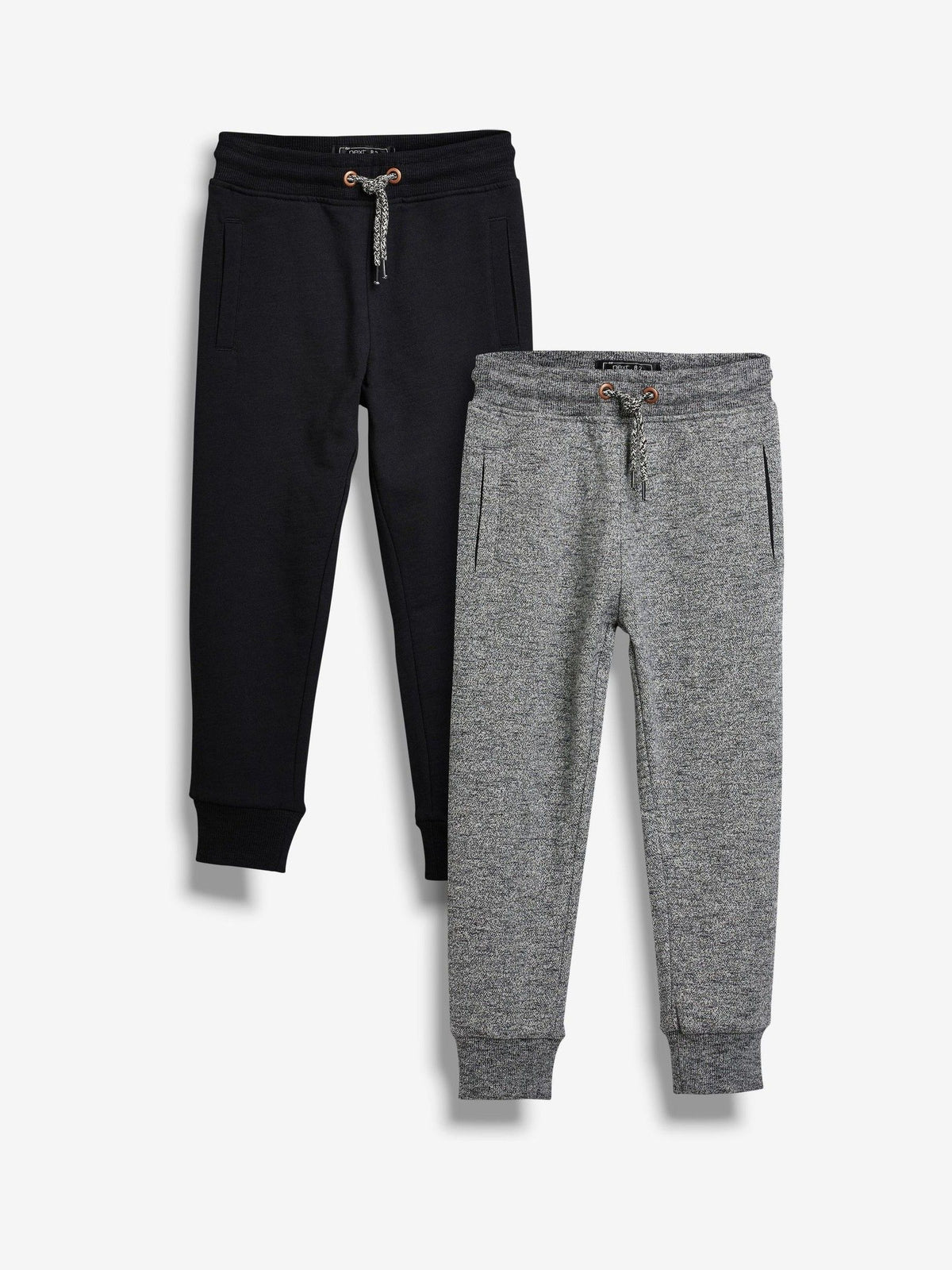 Dsiney Kidz - Black/Grey Slim Fit Joggers 2 Pack (3-16yrs) image 1