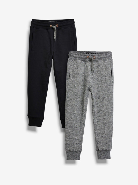 Dsiney Kidz - Black/Grey Slim Fit Joggers 2 Pack (3-16yrs) image 1
