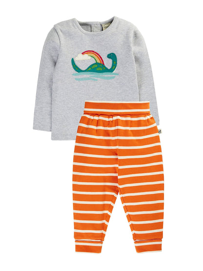 Frugi Grey Frankie Top and Joggers Set - image 1
